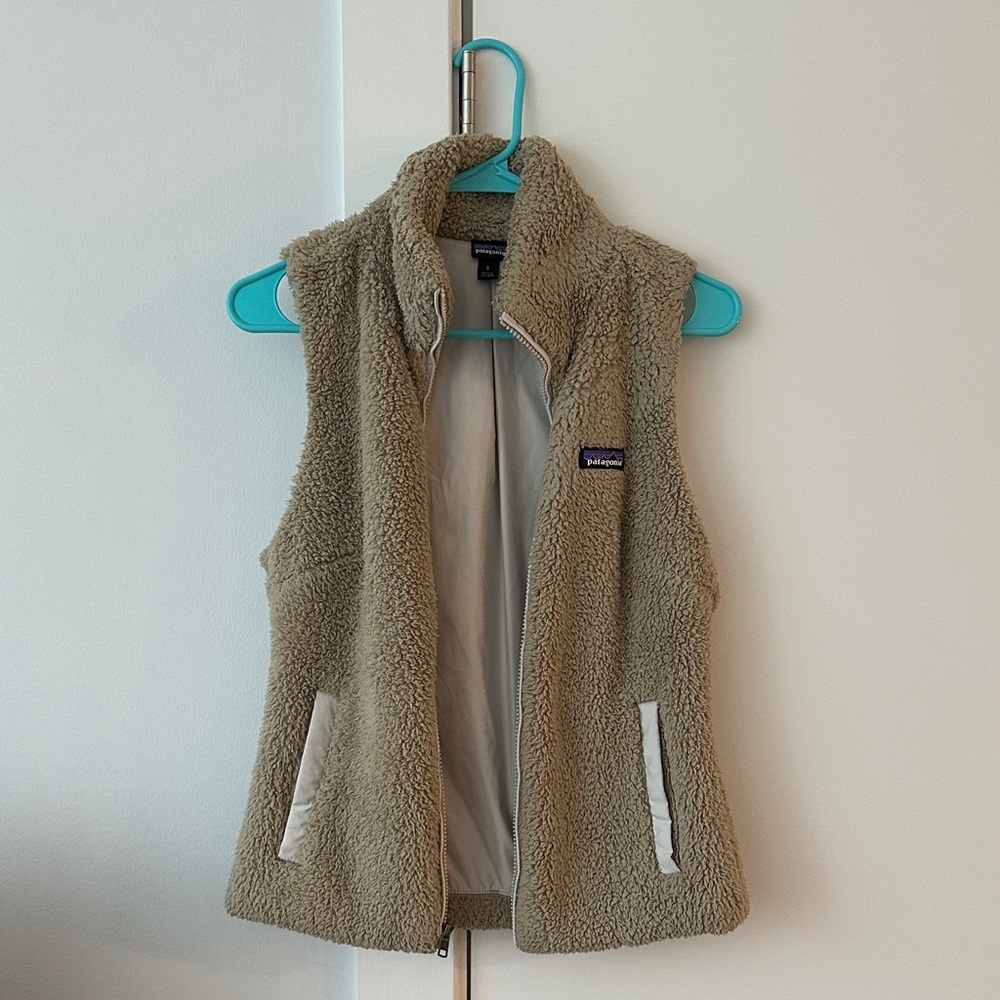 Patagonia Womens Fleece Vest - Beige